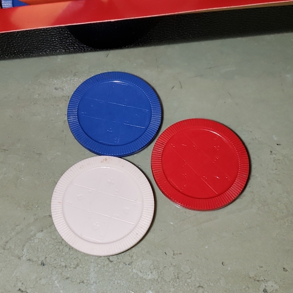 Vintage poker set with book - Picture 3 of 8